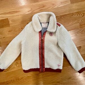 Cozy Scotch and Soda Sherpa coat 8